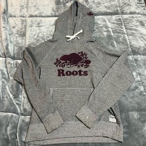 Roots hoodie | Great condition | Grey and burgundy
